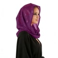 thumbnail image 3 of Fewfanhot Women's Sequin Infinity Scarf & Head Wrap, Solid Color Lightweight Shimmering Mesh Scarf for Party, Evening Wear and Everyday Fashion Versatile Accessory, 3 of 4
