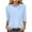 Sky Blue, variant on Dmsael Fashion Clothing Sweatshirts for Women Crewneck Cable Knit Sleeve Sweaters Lightweight Fashion 2025 Pink,L
