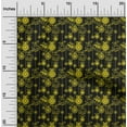 thumbnail image 1 of oneOone Cotton Silk Black Fabric Merry Christmas Quilting Supplies Print Sewing Fabric By The Yard 42 Inch Wide-T37, 1 of 4