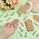 thumbnail image 3 of 24 juegos de llaveros con forma de árbol de la vida, regalos de boda, bolsas de organza para regalo, llavero de corazón, bolsas pequeñas de malla con etiquetas en blanco, 3 of 9