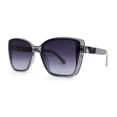 thumbnail image 3 of Womens Chic Oversize Cat Eye Butterfly 90s Designer Sunglasses Grey Smoke, 3 of 5