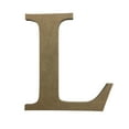 thumbnail image 1 of Wooden Letter Unfinished, Times Font, Craft Cutout, 1 of 2