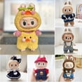 thumbnail image 2 of Mini ropa de felpa para muñecas de 17cm, Kpop, Exo, Labubu, Idol, sudaderas con capucha de Color, ropa de regalo, 2 of 5
