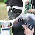 thumbnail image 2 of Tabouret de Camping Pliant en Acier Inoxydable Ultra-Léger - Tabouret Compact Portable pour Randonnée avec Sac de Transport Supporte 240 lbs Taille Pliée 12.6” pour Randonnée Voyage Événements Extérieurs, 2 of 7