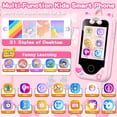 thumbnail image 2 of Teléfono Luoba para niños con pantalla táctil y cámara dual de 8 GB, 2 of 7