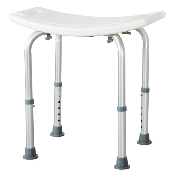 Minimalist Anti-Slip Shower Stool – Adjustable, Armless Bath Bench for Seniors, Pregnancy & Accessible Use