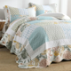 thumbnail image 4 of Colcha de retazos de algodón de 3 piezas en la cama, funda de cama Stitch, juego completo de colchas dobles y cobertores, mantas de cama, colchón, 4 of 5