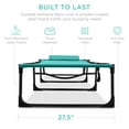 thumbnail image 5 of Best Choice Products Patio Chaise Lounge Chair, Outdoor Portable Adjustable Pool Recliner w/ Pillow - Teal, 5 of 8
