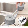 thumbnail image 5 of Tira de sellado, baño Cinta de sellado de silicona gris Bañera PE Autoadhesivo para calafateo de esquinas de cocina 38 mm 3,2 m - (paquete de 2) 6 - número de serie, 5 of 5