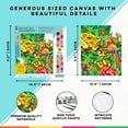 thumbnail image 6 of Bright Stripes iHeartArt Paint By Number Kit - Tropical Jungle, 6 of 6