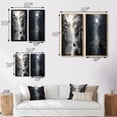 thumbnail image 4 of Designart "Passage Charcoal Canal Quiet III" Canals Framed Wall Art Set Of 2 - Grey Architecture Framed Canvas Set For Living Room Decor, 4 of 7