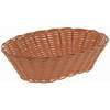Brown Oval Basket - HUBERT Bread Basket Brown Wicker Oval - 9 7/8 L x 6 3/4 W x 2 3/8 H
