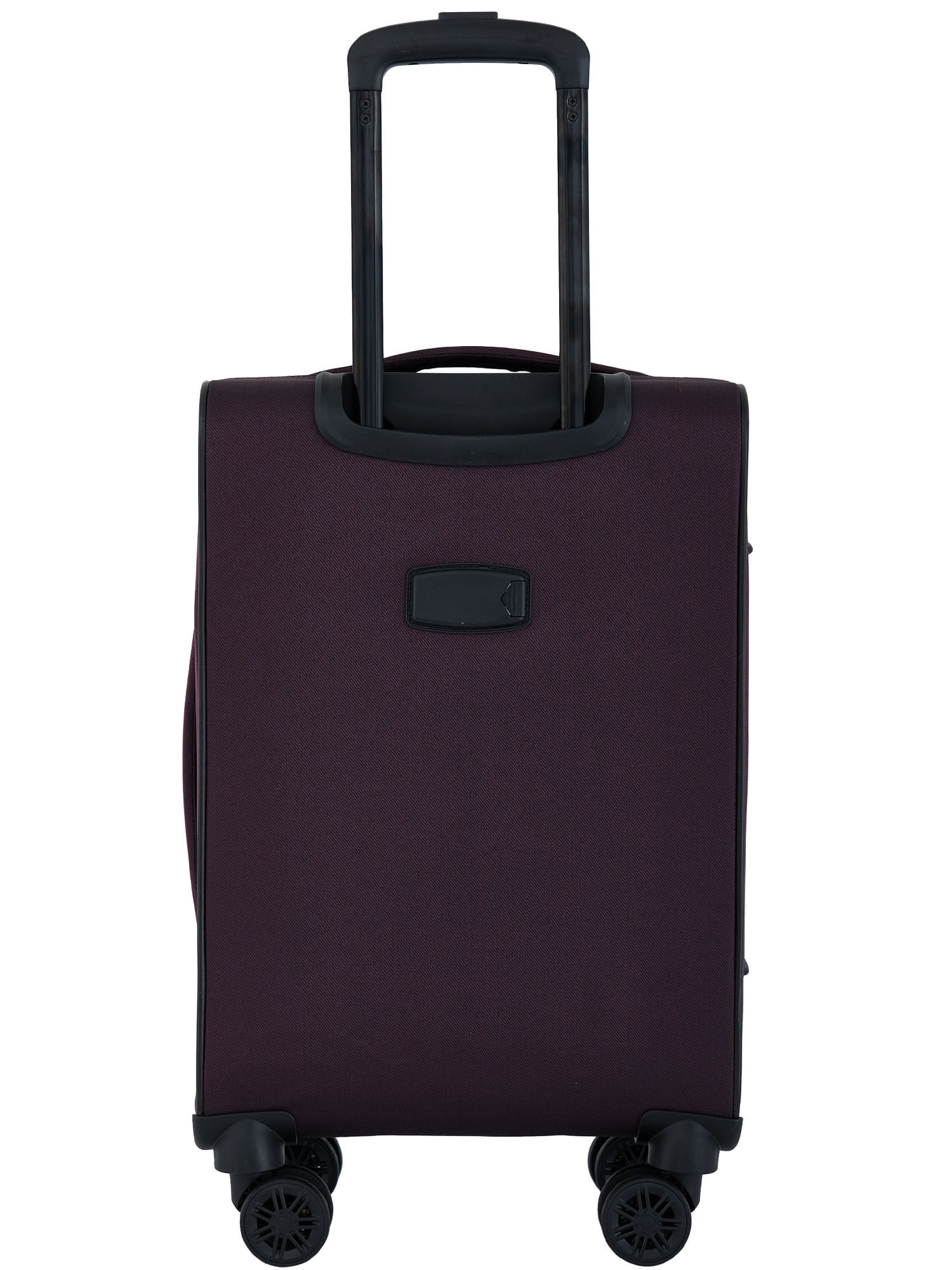 Travelers Club 3-Piece Rolling Soft side Travel Luggage Set - Mauve Wine Red