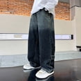 thumbnail image 2 of AINIYS Boys Wide Leg Dress Pants Elastic Waist Pleated Trousers for Formal Occasions Blue 10-11Years, 2 of 9