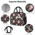 thumbnail image 4 of Womens Pioneer Flower Floral Print Pattern Lunch Box for Work,Insulated Lunch Bag for Women,Loncheras Para Mujer,Leakproof Adult Lunch Bag for Work,Beach,Travel,Picnic,Camping, 4 of 7