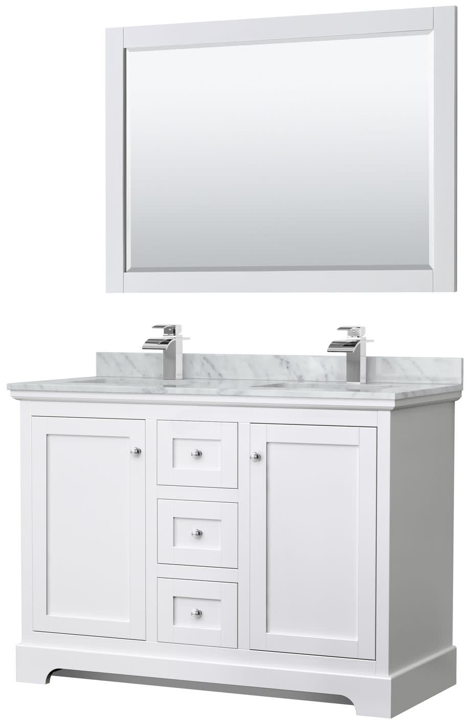 Wyndham Collection Wcv232348dcmunsm46 Avery 48" Free Standing Double