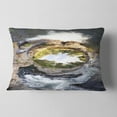 thumbnail image 2 of Designart Wild River Tube - Landscape Photography Throw Pillow - 12x20, 2 of 5