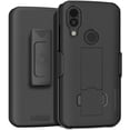 thumbnail image 3 of BELTRON Case with Clip for CAT S62 T-Mobile, CAT S62 Pro Unlocked, Heavy Duty Case with Swivel Belt Clip Holster Combo for CAT S62 - Features: Secure Fit & Built-in Kickstand - Black, 3 of 9