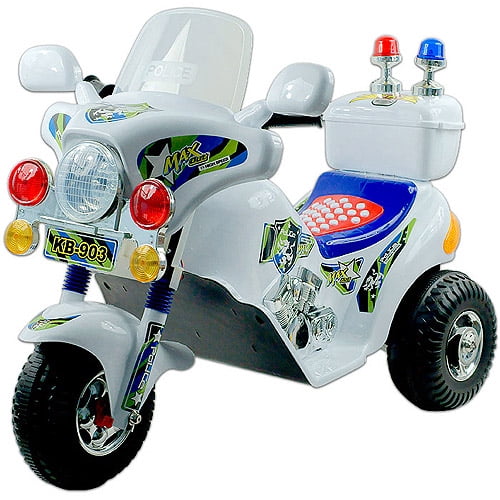 6 volt ride on police motorcycle