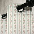 thumbnail image 3 of Ambesonne Floral Grommet Curtain, Flower Roses Buds Swirls, 50" x 96", Pale Pink Blue and Green, 3 of 6