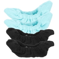 2 Pairs Skate Covers Toddler Ice Skates Microfiber Boot Blade Artistic Skating Blades Protectors Shoe Child