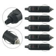 thumbnail image 5 of 5pcs 12V 24V Car Cigarette Lighter Plug Fuses 5A With LED Indicator Plug, 5 of 9