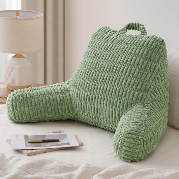 Almohada de lectura Blissful Diary con respaldo grande con espuma viscoelástica