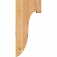 thumbnail image 3 of 3 1/2"W x 10"D x 22"H Del Monte Smooth Corbel, Western Red Cedar, 3 of 9