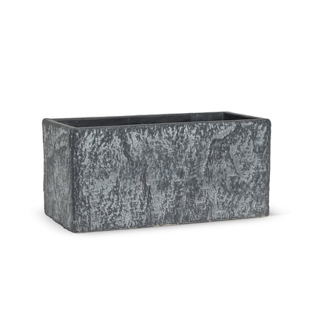 Set of 12 Rectangle Slate Look Planter