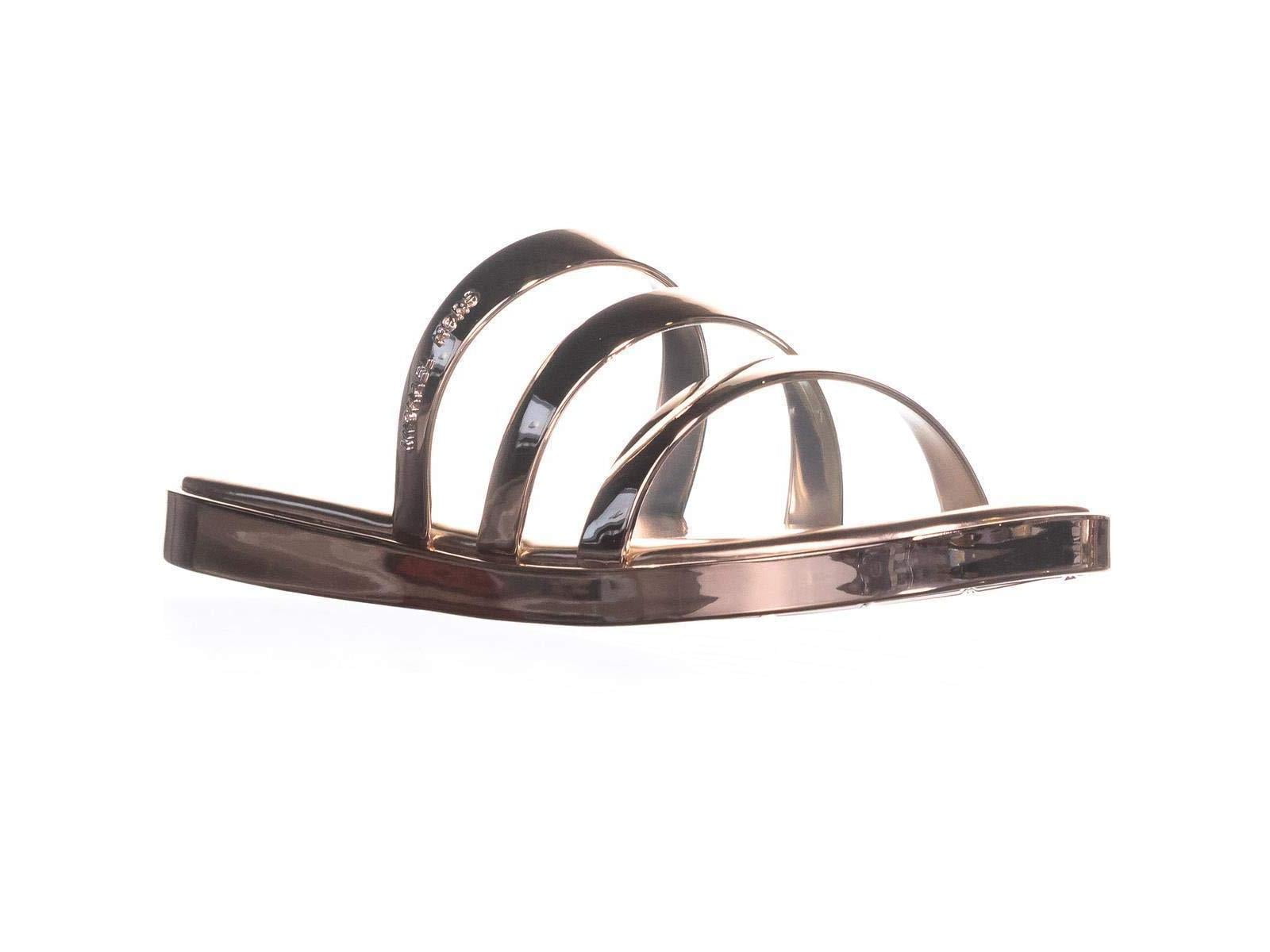 michael kors sandals rose gold