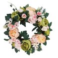 thumbnail image 4 of Guirnalda de flores artificiales Simulación de puerta de oficina en casa Decoración floral Colgante Guirnalda de flores falsas, Verde champán Kearding HA9080-01B, 4 of 6