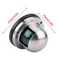 thumbnail image 2 of Marine Boat 12V Stainless Steel Red&Green LED Navigation Signal Light Lamp Yacht Accessory, 2 of 14