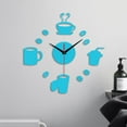 thumbnail image 4 of BallsFHK Frameless DIY Wall Mute Clock 3D Mirror Surface Sticker Home Decor, 4 of 4