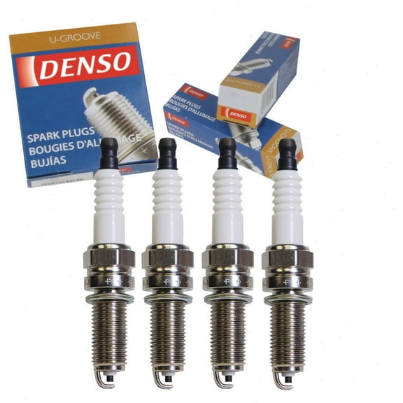 4 pc DENSO Standard U-Groove Spark Plugs compatible with Hyundai Elantra GT 2.0L L4 2015-2016