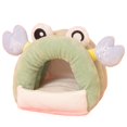 thumbnail image 2 of Thermal Plush Hamster Nest Cartoon-Styled, Cozy, Washable, and Hangable Cotton House, 2 of 7