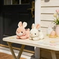 thumbnail image 5 of White Bunny Rabbit Stuffed Animal, 8'' Cute Rabbit Stuffed Animals for Baby Girl Gifts, Kawaii Rabbit Plush Toys for Kids, Easter Bunnies Plushies Gifts, Party Favors, Christmas Decoration, 5 of 5