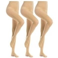thumbnail image 3 of Manzi 3 Pairs Dance Leggings 40D Convertible Ballet TransitionTights for Girls Women, 3 of 6