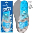 thumbnail image 1 of Plantilla Deportiva MARRDO Gris Gel de Sílice Amortiguación de Resorte Absorción de Golpes para Corr, 1 of 8