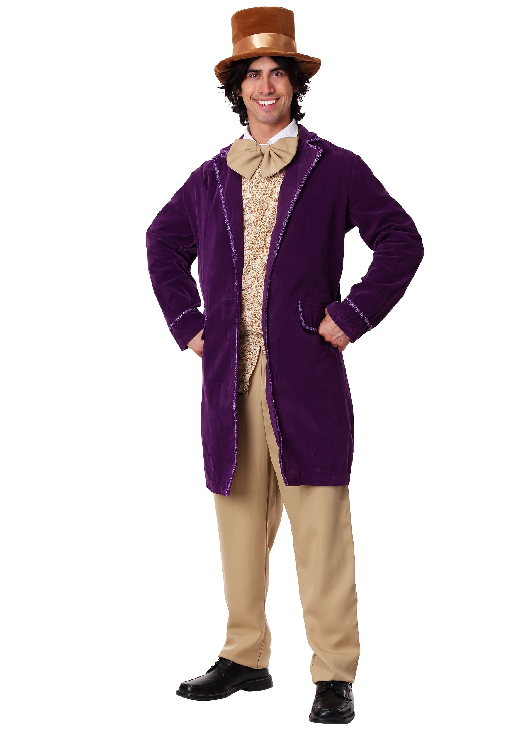 Mens Deluxe Willy Wonka Costume 