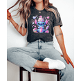 thumbnail image 5 of Moonlight Apparel Women's Kawaii Blue Alien Milkshake T-Shirt Cute Cartoon Character Graphic Tee Pastel Aesthetic Shirt Sweet Treat Style, Cotton Blend Short Sleeve, Fun Casual Outfit, 5 of 6