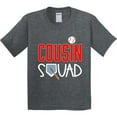 thumbnail image 3 of Inktastic Cousin Squad Baseball and Bat Youth T-Shirt, 3 of 5