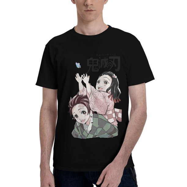 Camiseta de Manga Corta para Hombres Kimetsu no Yaiba