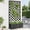 Black, variant on vidaXL Garden Trellis Planter Brown 27.6"x11.8"x53.1" Solid Firwood