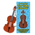 thumbnail image 1 of El violín más pequeño del mundo del Dr. Dingus - Música triste de Mr Cangrejo de Bob Esponja - Licencia exclusiva - Llavero de violín pequeño de bolsillo Sinfonía de empatía, 1 of 5