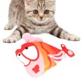 thumbnail image 3 of Juguete con hierba gatera para gatos yuxing peces de imitación rosa y naranja, 3 of 5
