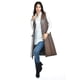 thumbnail image 1 of Chaleco largo de vinipiel Roman Fashion /Juvenil, 100 (Café) cafe G, 1 of 5