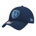 thumbnail image 3 of Men's New Era Navy Sporting Kansas City 2026 Jersey Hook 9TWENTY Adjustable Hat, 3 of 7