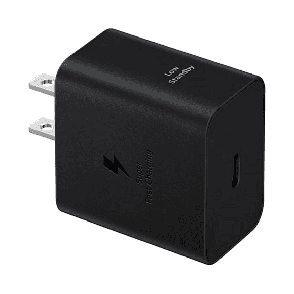 Cargador Samsung USB-C de 45W + Cable USB-C (1.8m) Negro