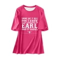thumbnail image 4 of Oversized Shirts for Women Vintage Country Music Cowboy Graphic Short Sleeve Tees Casual Trendy Relaxed Fit Workout Tops Z003-Hot Pink XXL, 4 of 4