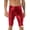 Red, variant on vastwit Mens Glossy Compression Shorts Gym Workout Running Cycling Yoga Shorts Swimming Trunks Coffee M